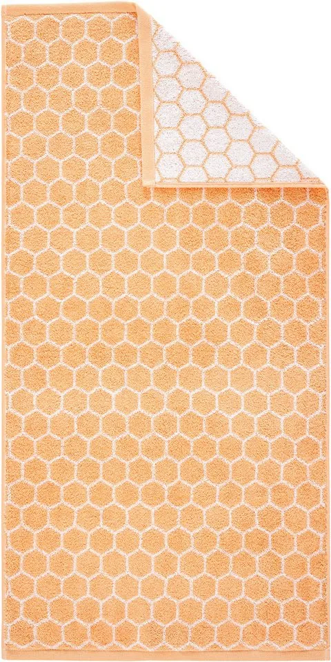 dyckhoff dyckhoff Duschtuch Pure Natural Honey, Frottier (Packung, 1-St), BIO Baumwolle, Orange, – Produktbild 2 von 5