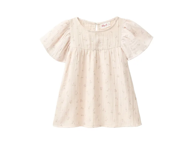 People Wear Organic People Wear Organic Musselin-Bluse kleine Kirschen natur Gr. 110/116, Mehrfarbig, – Produktbild 1 von 2