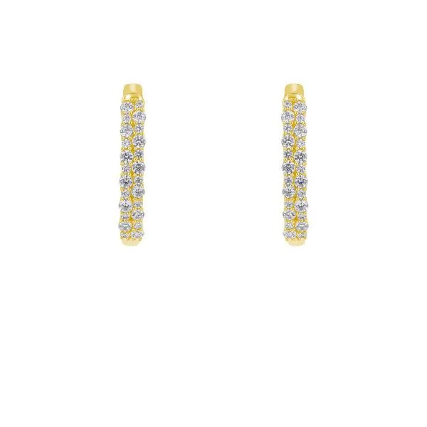 Eppi Eppi Runde Ohrringe mit Lab Grown Diamanten Nicholls, Gold, – Produktbild 1 von 4