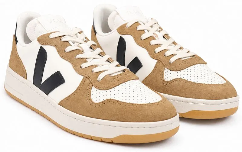 Veja Veja Sneakers V-10 Braun Schwarz - Größe 46, Braun, – Produktbild 4 von 5