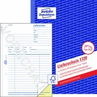Avery Zweckform Avery Zweckform Formularbuch '1720' Lieferschein ECF – Produktbild 3 von 3