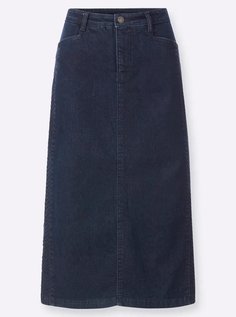 Witt Jeansrock dark blue, Dark blue, – Produktbild 1 von 2