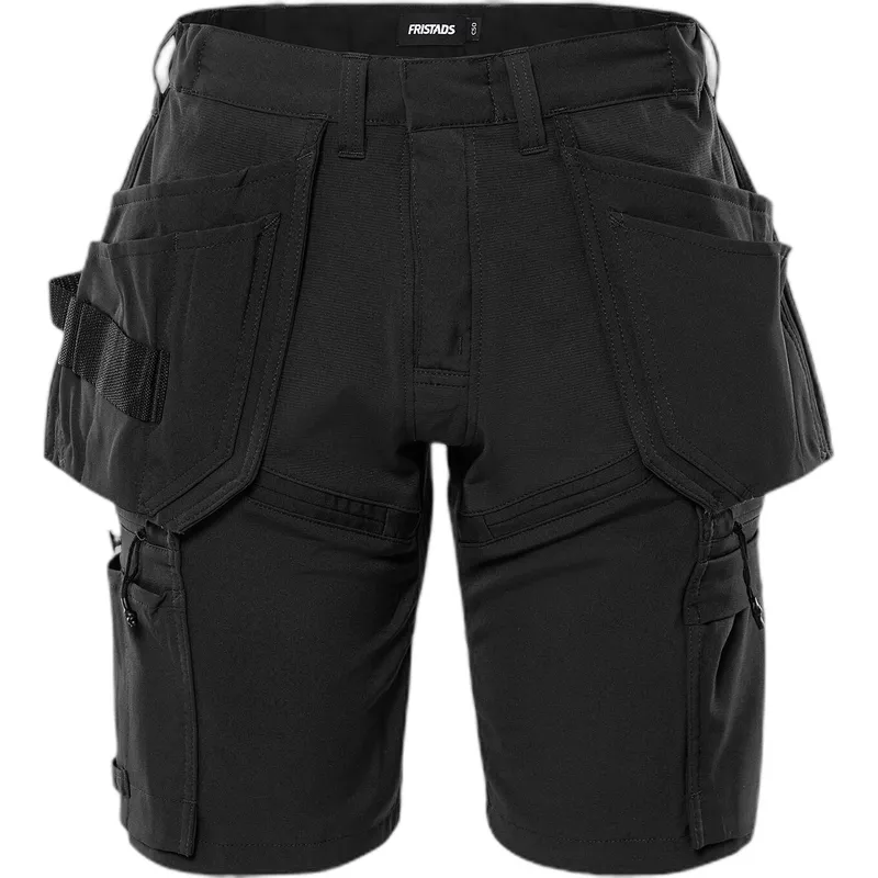 Fristads Dehnbare Bermuda Fristads 2598 LWS, Noir, – Produktbild 2 von 2