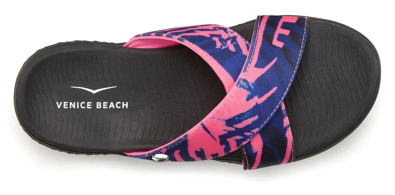 VENICE BEACH VENICE BEACH Sandale, Badeschuh, Sommerschuhe, Badelatsche, Flip Flop, Badeschlappe Badepantolette mit wasserabweisender und leichter Sohle VEGAN, Schwarz, – Produktbild 5 von 5