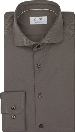 Pure Pure The Functional Shirt Braun - Größe 40 (M) – Produktbild 1 von 1