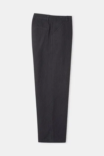 About Companions About Companions Hose Carlo Eco Flannel, Striped charcoal, – Produktbild 4 von 4