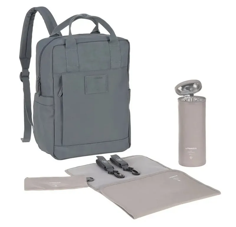Lässig Lässig Green Label Wickelrucksack -Vividal Backpack, Anthrazit, – Produktbild 1 von 8
