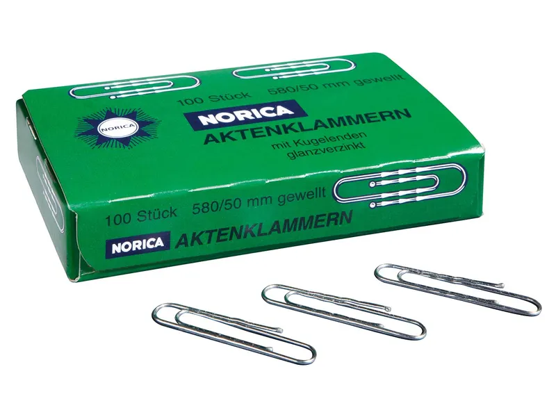 Norica 100 Norica Büroklammern 50mm gewellt – Produktbild 1 von 1