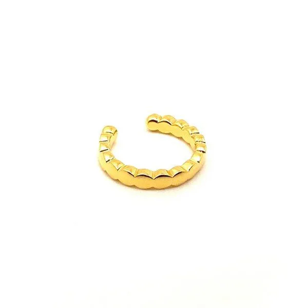 MOANINA MOANINA Ohrring Earcuff Calobra - 925 Silber/18k Gold Vermeil, Gold, – Produktbild 2 von 3