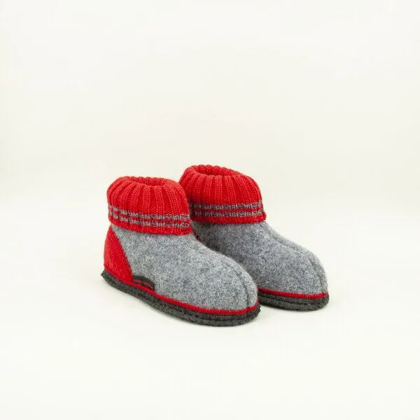 Kitz-Pichler Kitz-Pichler Walkpantoffel Oetz Kinder, Grau, – Produktbild 1 von 4
