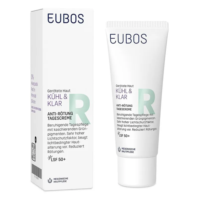 EUBOS Eubos Kühl & Klar Anti-Rötung Tagescreme Lsf 50+ – Produktbild 1 von 1