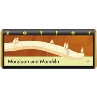 Zotter Zotter Bio-Vollmilch-Schokolade "Marzipan und Mandeln", 70 g – Produktbild 1 von 1