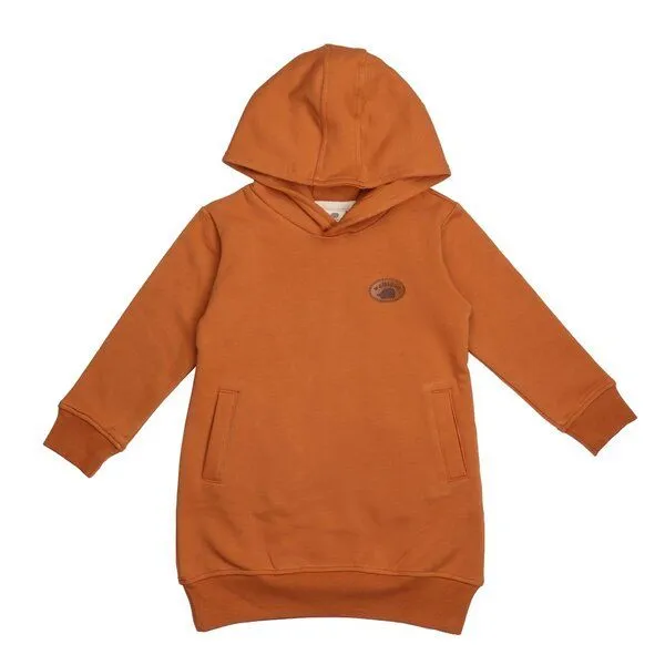 Walkiddy Kleinkinder Langarmkleid Bio, Walkiddy Braun, 95% Baumwolle, nachhaltig, GOTS-zertifiziert, umweltfreundlich, komfortabel, elastisch, allergikerfreundlich – Produktbild 1 von 2