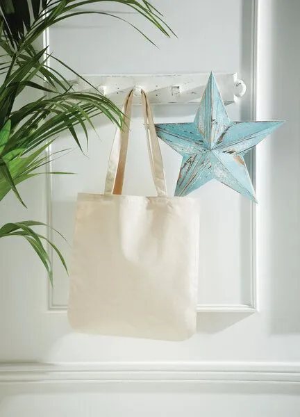 Westford Mill Westford Mill EarthAware Organic Spring Bag Baumwolltasche, Natur, – Produktbild 2 von 2