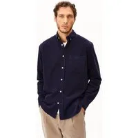 ARMEDANGELS ARMEDANGELS CORDUROY Herren Kordhemd aus 100% Bio-Baumwolle, Tinted navy, – Produktbild 2 von 4
