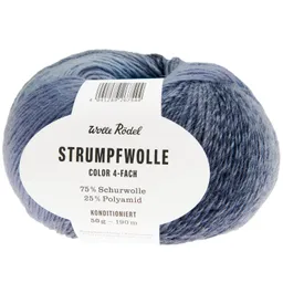 Wolle Rödel Wolle Rödel Strumpfwolle Color Jeans/Marine – Produktbild 1 von 1