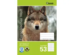 BUND BUND Vokabelheft DIN A4, Lineatur 53, zweispaltig, aus Recyclingpapier – Produktbild 1 von 1