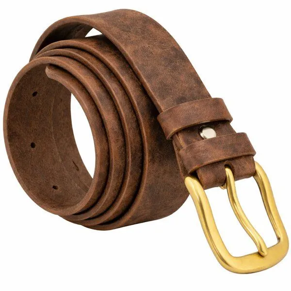 Simaru Simaru Leder-Gürtel Utrecht, Braun-used, – Produktbild 1 von 3
