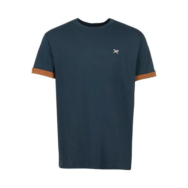 Iriedaily Iriedaily Turn Up Tee, Dark orion (blau/braun), – Produktbild 1 von 3