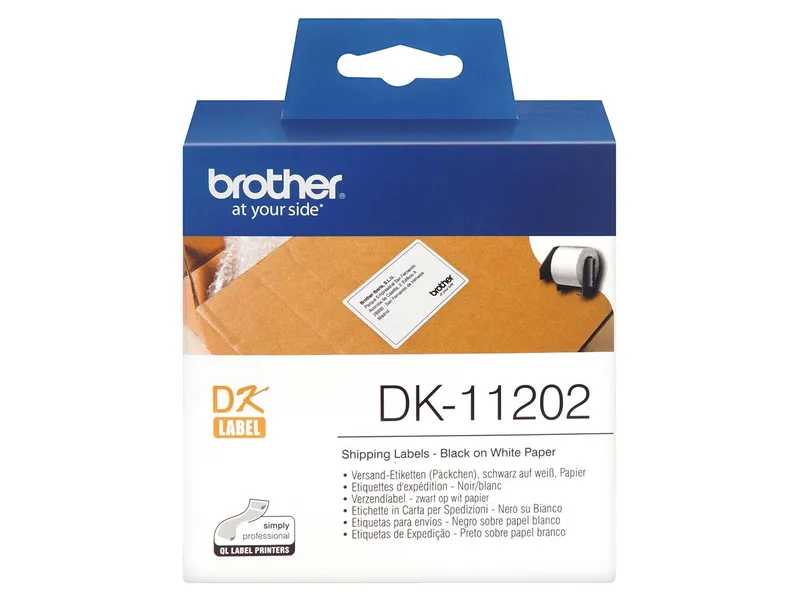 Brother Brother Versandetiketten DK-11202 62 x 100 mm – Produktbild 1 von 4