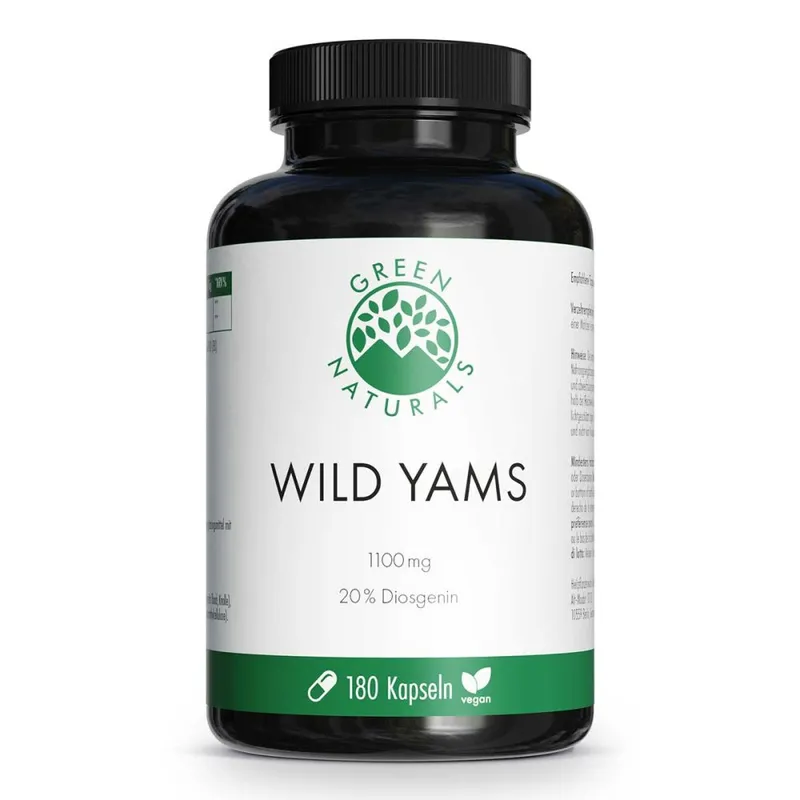 Green Naturals Green Naturals Wild Yam Kapseln vegan – Produktbild 1 von 1