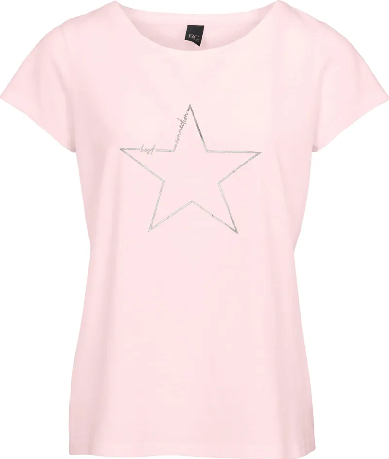 heine T-Shirt rosé, Rosé, – Produktbild 1 von 2