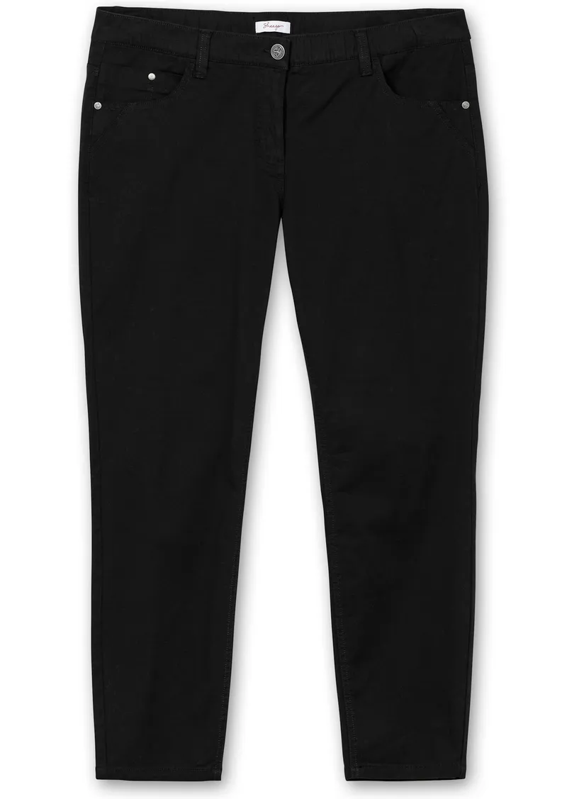 sheego Stretch-Hose schwarz, Schwarz, – Produktbild 2 von 2