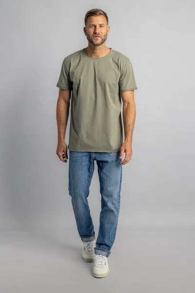 DIRTS dirts Vintage T-Shirt, Dusty olive, – Produktbild 2 von 4