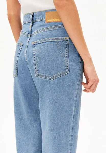 ARMEDANGELS ARMEDANGELS MAIRAA Damen Mom Jeans recycelter Baumwoll Mix, Blue, – Produktbild 7 von 8