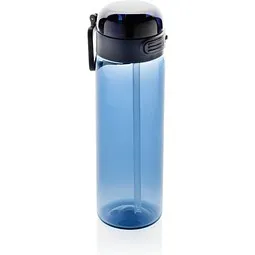 XD Collection XD Collection Sip'nLock RCS rPET auslaufsichere Sport-Trinkflasche 800ml, Dunkelblau, – Produktbild 1 von 1