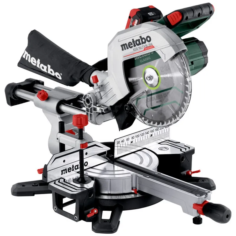 Metabo Metabo Akku-Kappsäge KGS 18 LTX BL 254, mit Zugfunktion, incl. 2x Akku LiHD 8 Ah, Schnellladegerät, Sägeblatt, Zubehör, Karton – Produktbild 1 von 1