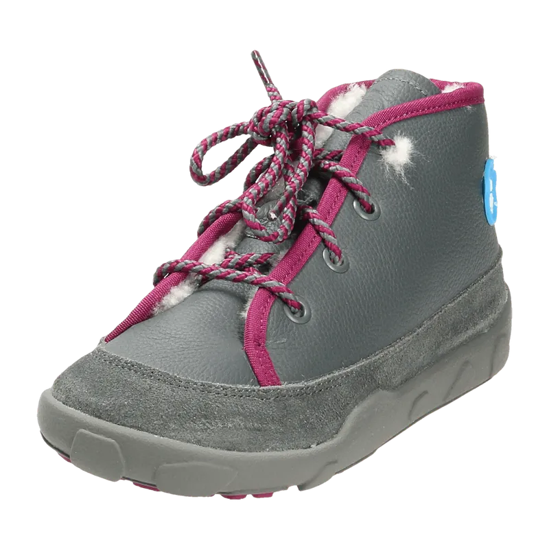 Affenzahn Affenzahn Leder Easy Bird für Kinder, grau, Größe 26 EU, Grau, – Produktbild 1 von 7