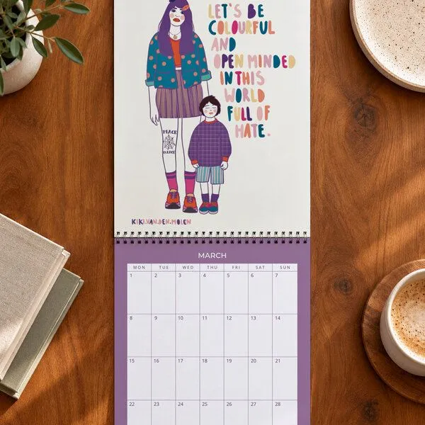 Photocircle Photocircle Better Together Organizer & Terminplaner 2027 - Empowerment Wandkalender von Kiki van den Molen – Produktbild 1 von 4