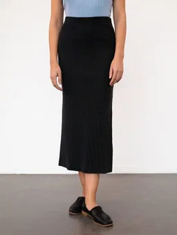 Rotholz Rotholz Ribbed Tube Skirt - Damen Rock aus Bio-Baumwolle – Produktbild 1 von 1