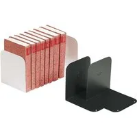 Maul MAUL 2 Buchstützen Metall lichtgrau – Produktbild 1 von 1