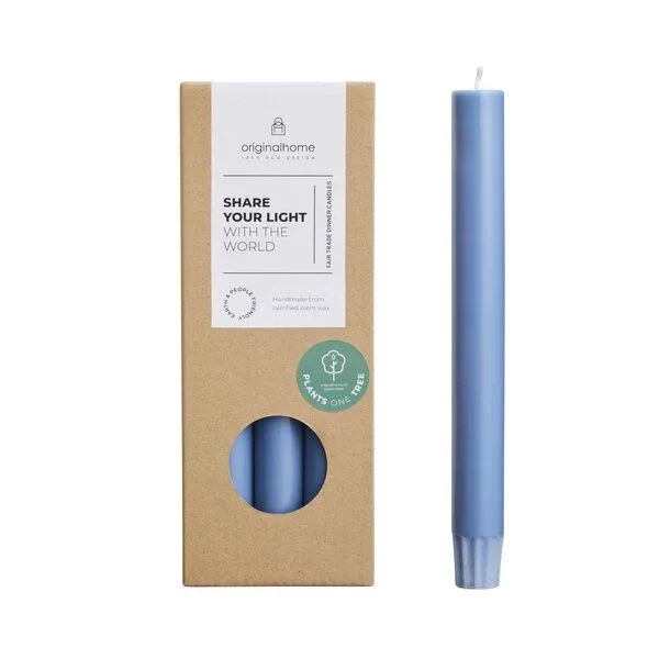 Originalhome Originalhome Gute Stabkerzen für bewusste Geschenke - paraffinfrei & vegan, Blau (ocean), – Produktbild 1 von 3