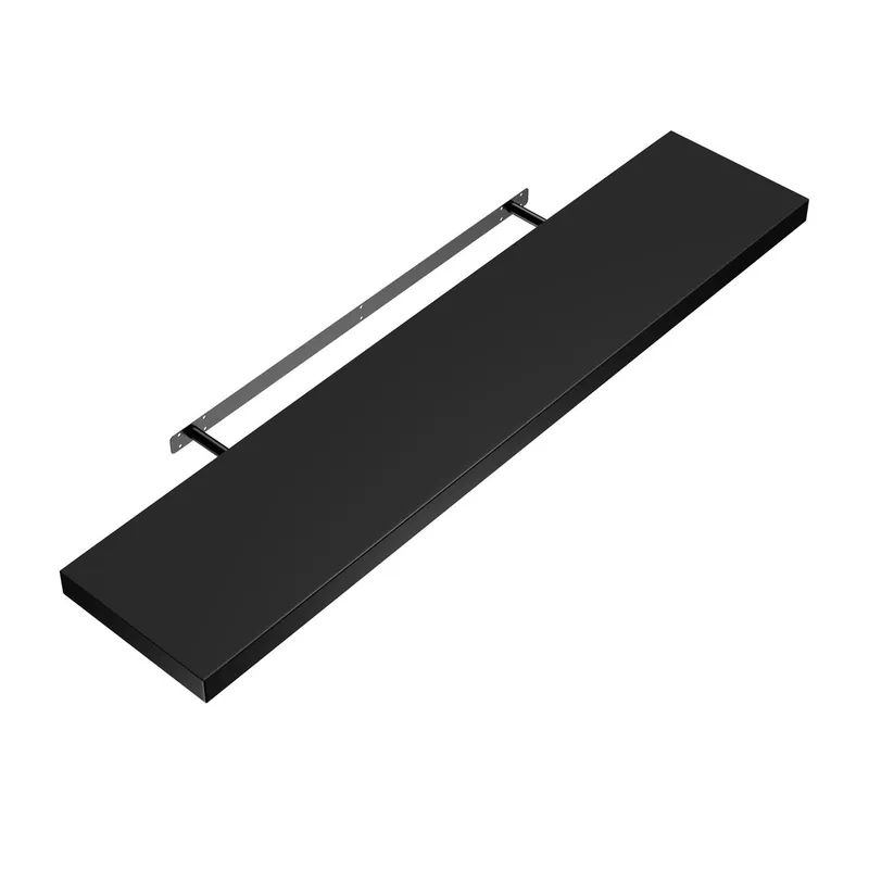 Casaria® Casaria Casaria Wandregal Schweberegal 70cm schwarz + Halterung – Produktbild 1 von 1