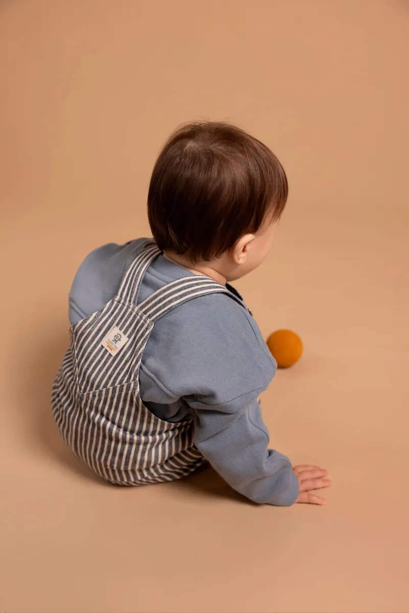 Noppies Baby Latzhose relaxed fit, Schwarz, – Produktbild 3 von 4