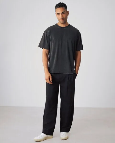 Honest Basics Honest Basics OG Shirt aus Bio- und recycelter Baumwolle, Charcoal, – Produktbild 2 von 3