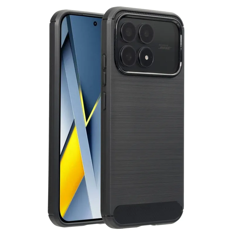 imoshion imoshion Brushed Back Cover für das Xiaomi Poco F8 Pro, Schwarz, – Produktbild 1 von 1