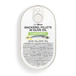 GymBeam Food GymBeam Makrelenfilets in Olivenöl 170 g – Produktbild 1 von 1