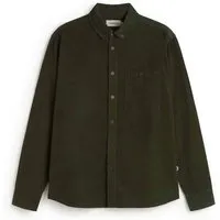thinking mu thinking mu Herren Hemd - Corduroy Anto Shirt - aus Baumwolle, Bottle green (grün), – Produktbild 1 von 1