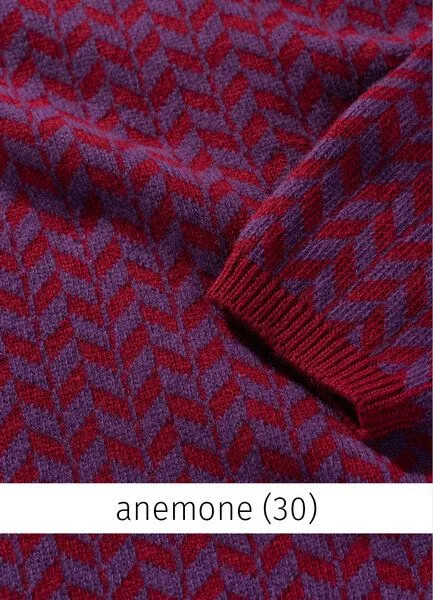Heidekönigin Heidekönigin Pullover RONJA - GOTS, Anemone, – Produktbild 2 von 3