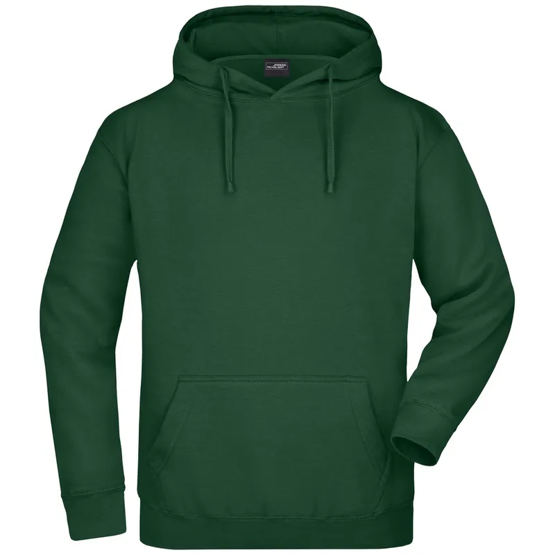 James & Nicholson James & Nicholson Klassisches Kapuzensweatshirt JN047, Dark green, – Produktbild 1 von 1
