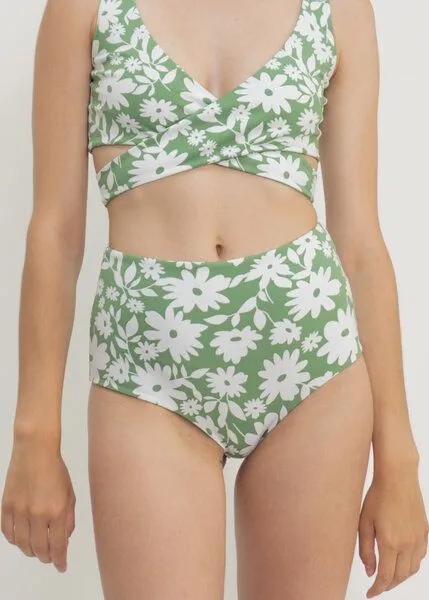 boochen boochen Bikini Slip Noja - wendbar, Green moonflower (grün), – Produktbild 2 von 4