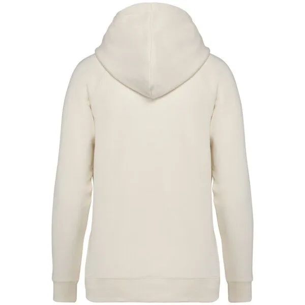 Greenspired Greenspired Umweltfreundlicher Damen Raglan Hoody 350 g/m² XS-XXL, Elfenbein, – Produktbild 3 von 3