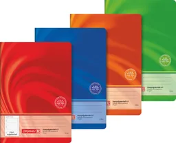 Baier & Schneider Schulheft Hausaufgabenheft A5 96 Seiten Drahtheftung 4 Farben, Drahtheftung – Produktbild 1 von 1
