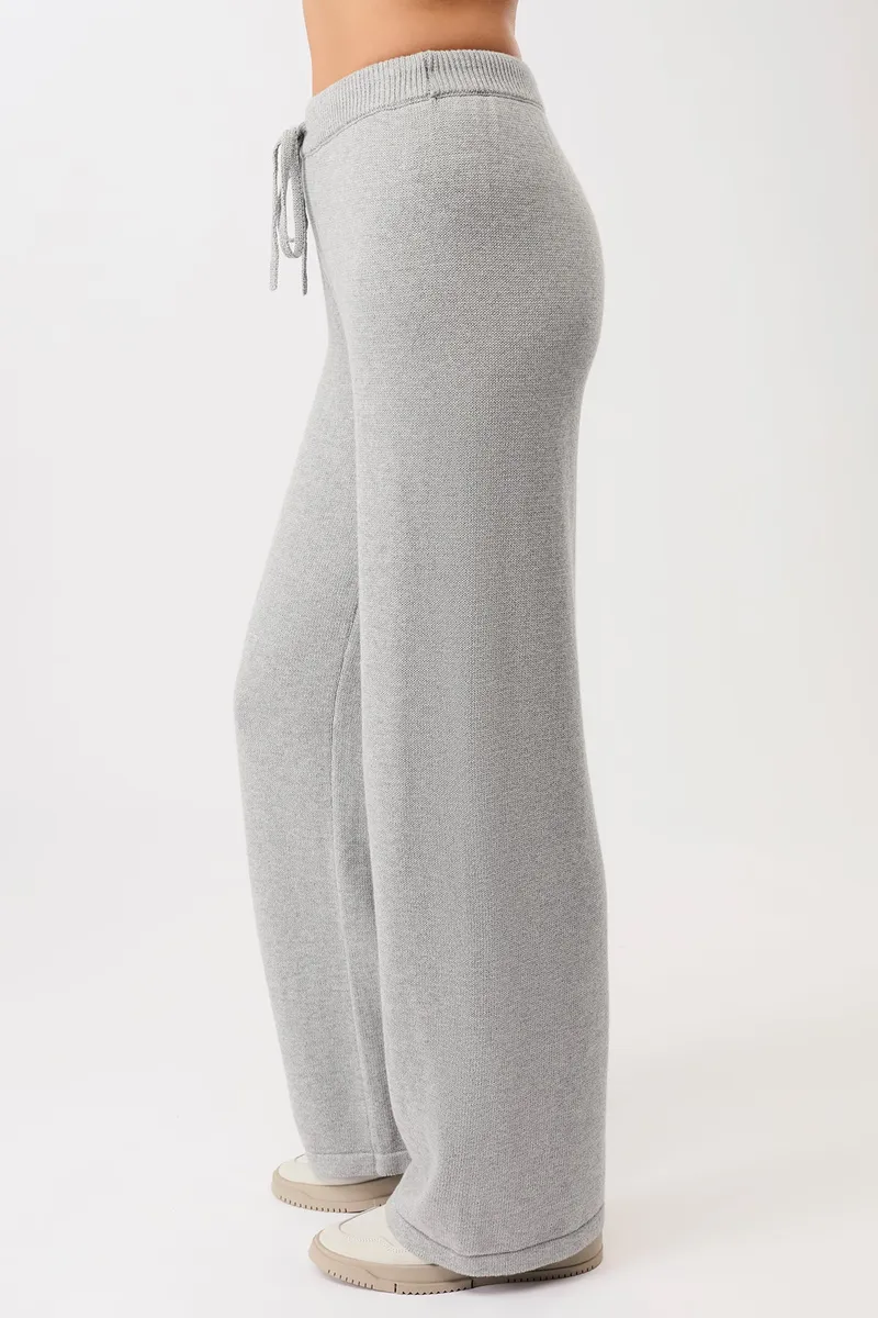 mandala MANDALA Damen vegan Lounge Hose Grau, Grau, – Produktbild 2 von 2