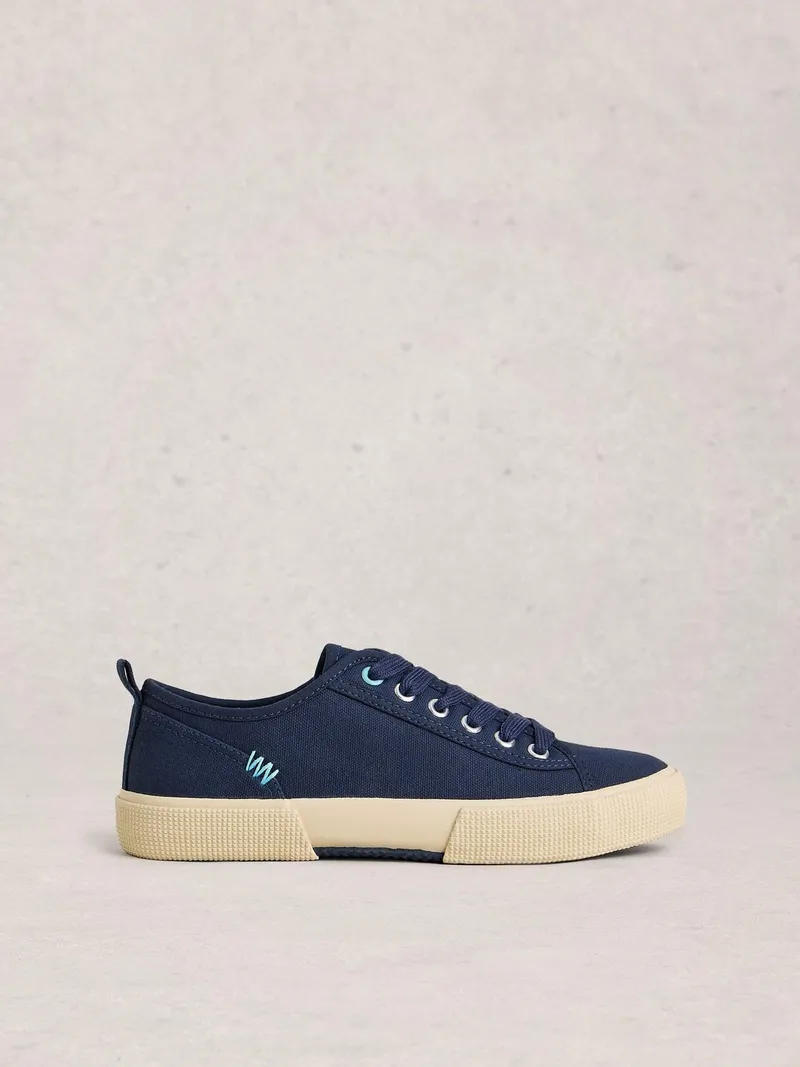 White Stuff Stoffsneaker Pippa - 36, Dunkelmarine, – Produktbild 1 von 4