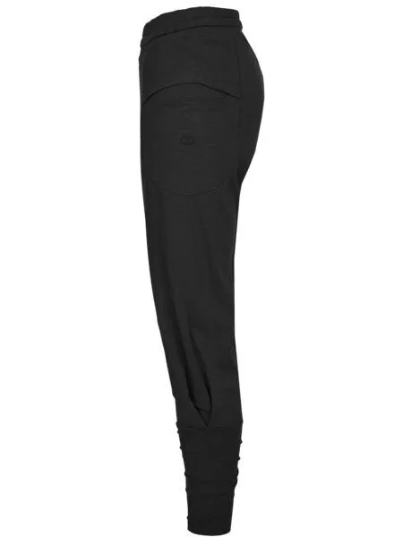 nice to meet me nice to meet me Baggy Pant Unisex mit TENCEL Lyocell und Bio-Baumwolle, Deep black, – Produktbild 2 von 6